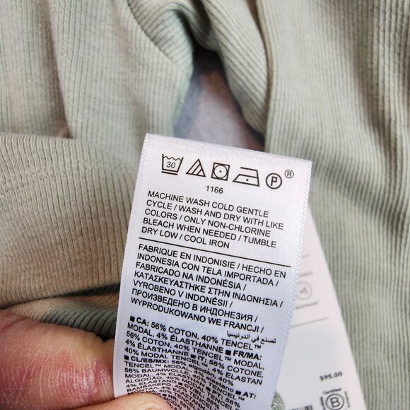 Athleta NEW Women's Presence Hoodie Light Green Stretch Breathable Sweatshirt Lg - Picture 7 of 11